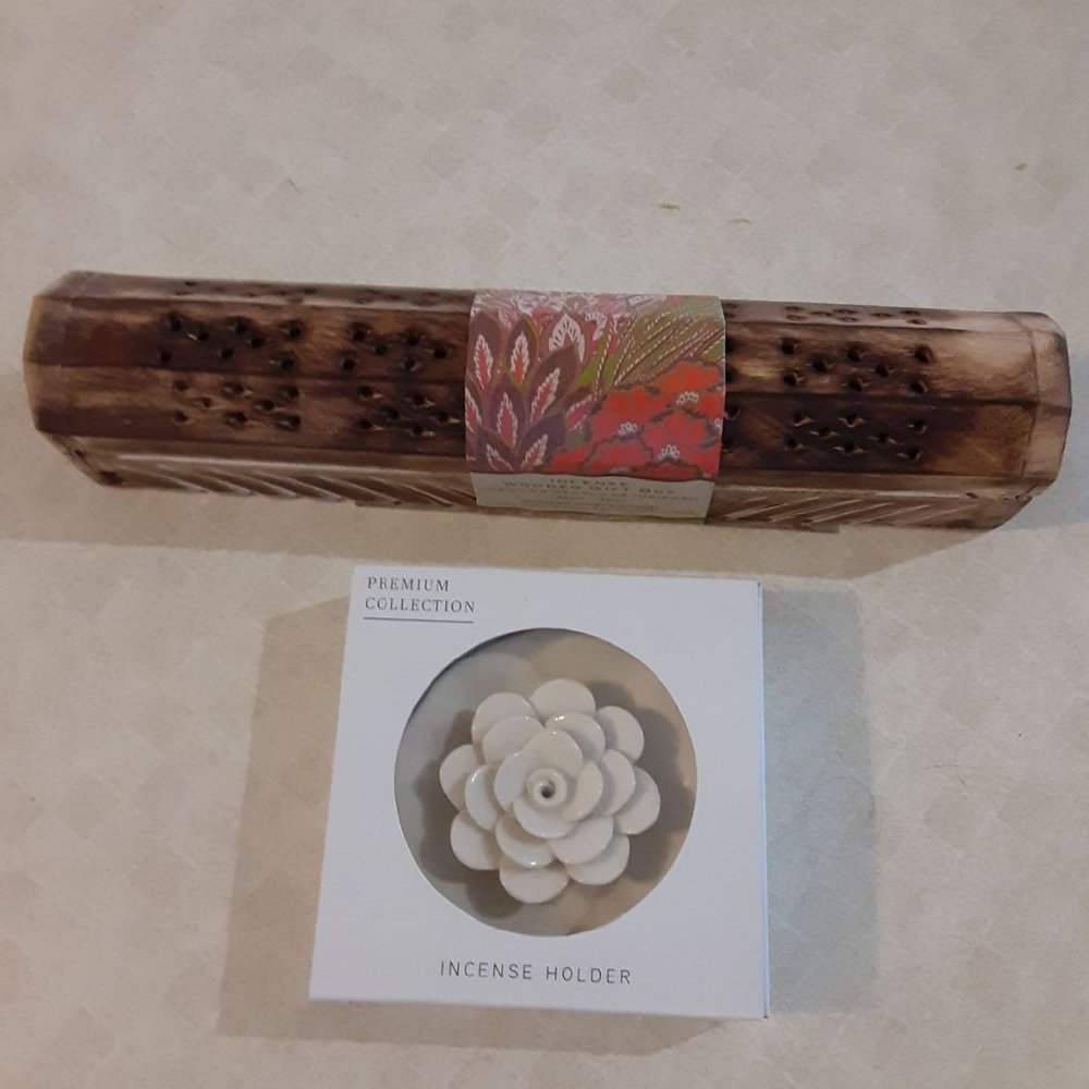 Incense and holder
